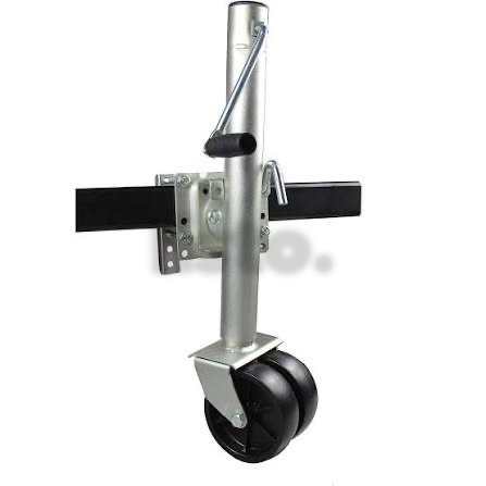 Heavy Duty Trailer Jack with Dual Wheels
