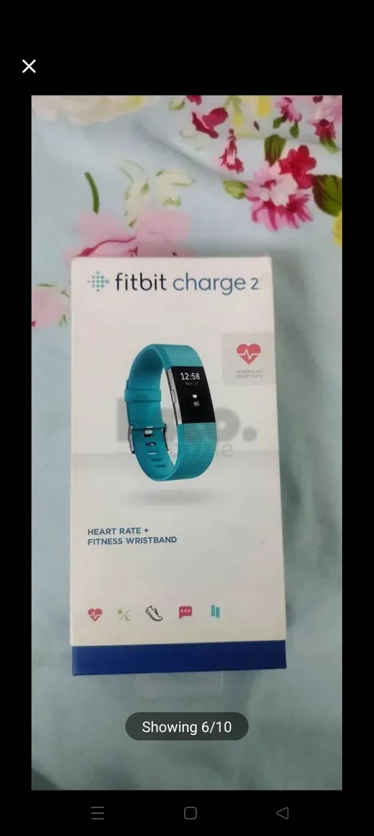 Fitbit Charge 2 Heart Rate + Fitness Wristband - Turquoise