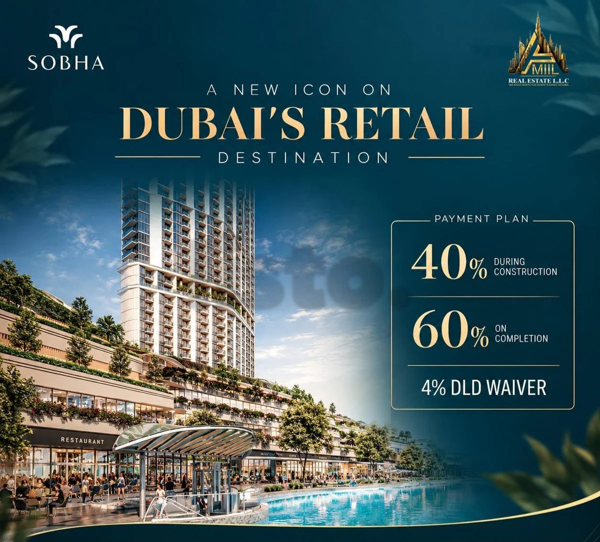 Sobha Retail Destination | A New Icon of Dubai’s Luxury Lifestyle