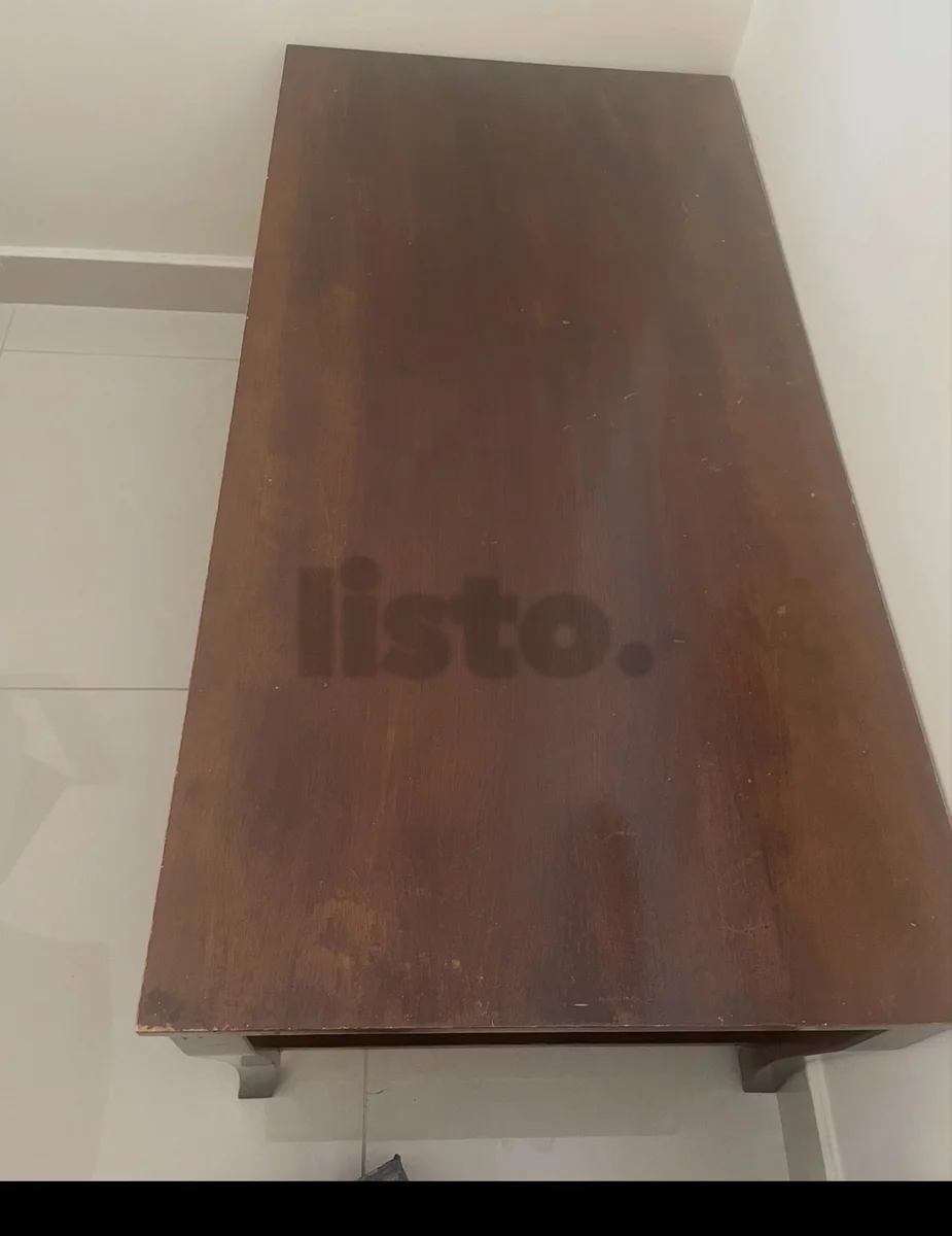 Used Dark Brown Wooden Table - Versatile Home Furniture