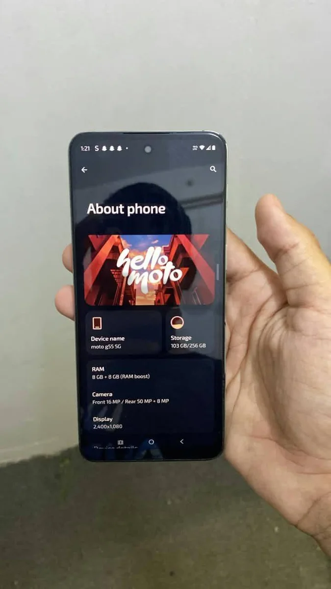 Motorola Moto G55 5G - 8GB RAM, 256GB Storage