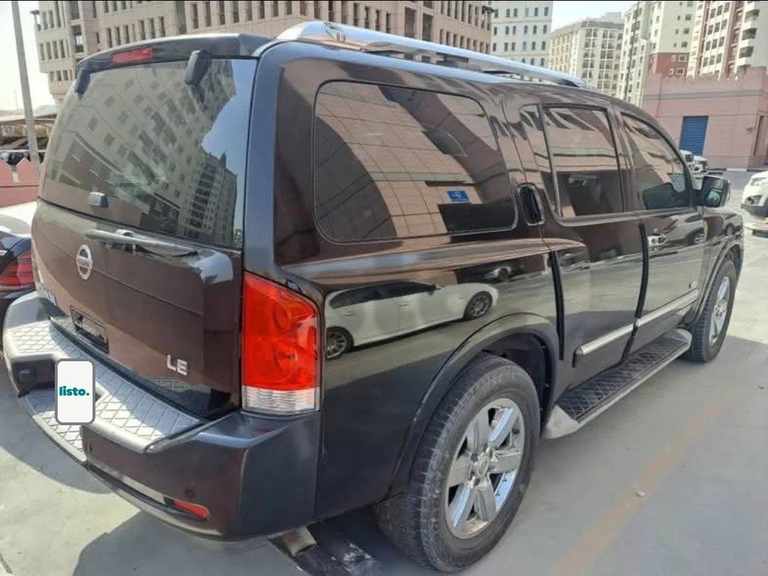 Nissan Armada with vip number
