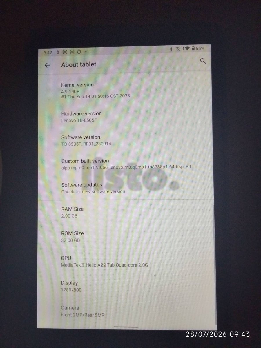 Lenovo tab m8