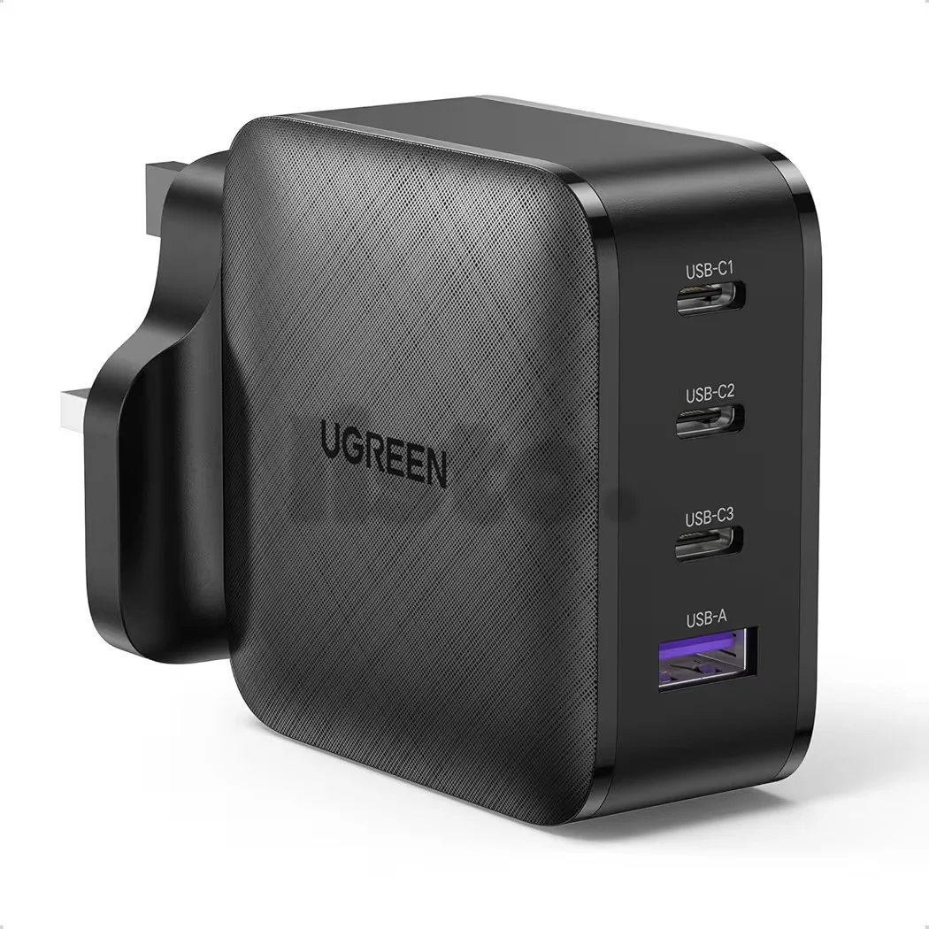 UGREEN 4 Ports 65W Type C GaN Charger Plug USB