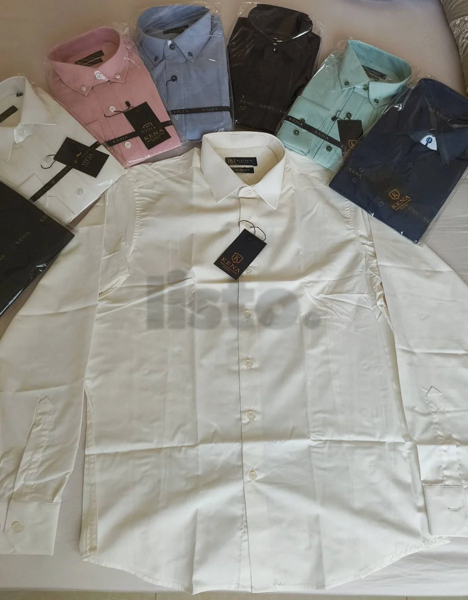 New KENA Men's Slim Fit Shirts - Various Colors & Sizes