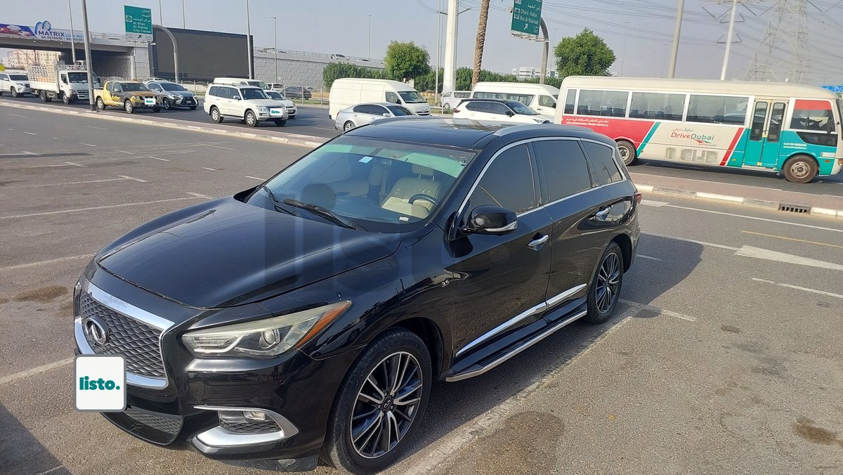 Luxurious Black Infiniti QX60 3.5L SUV - 2017 GCC