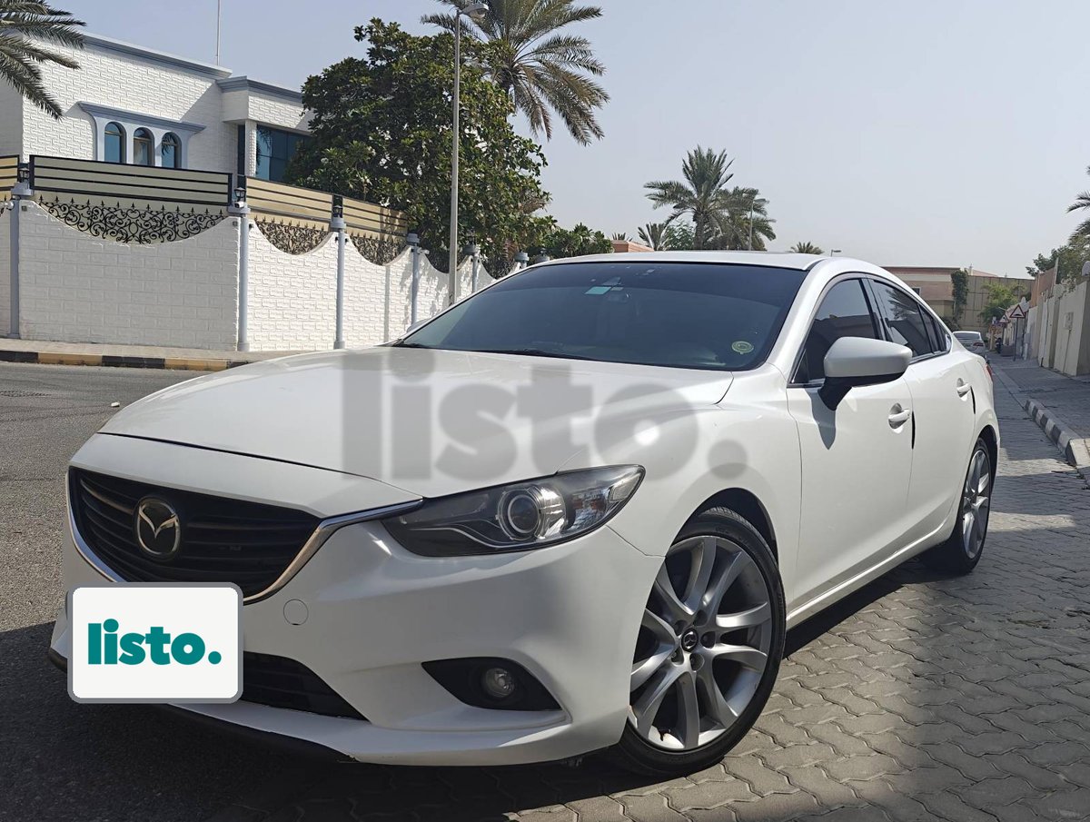 Mazda 6 Sedan full options for Sale - White, Well Maintained