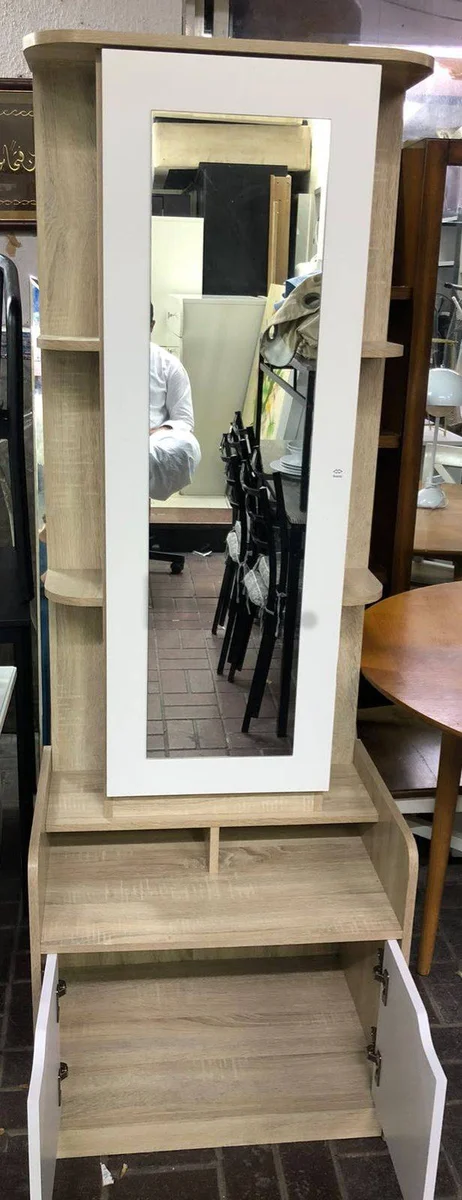 Modern Dressing Table with Mirror and Storage - Excellent Condition