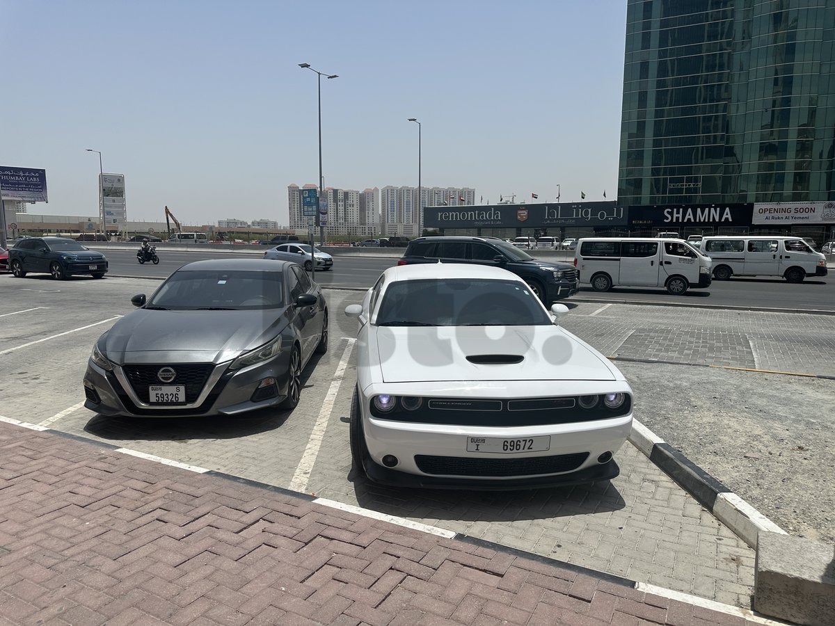 White Dodge Challenger - Excellent Condition & Powerful Performance