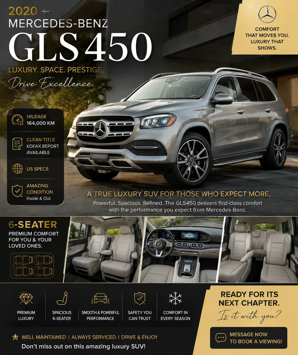 Mercedes-Benz GLS 450 SUV for Sale - Excellent Condition & Luxury