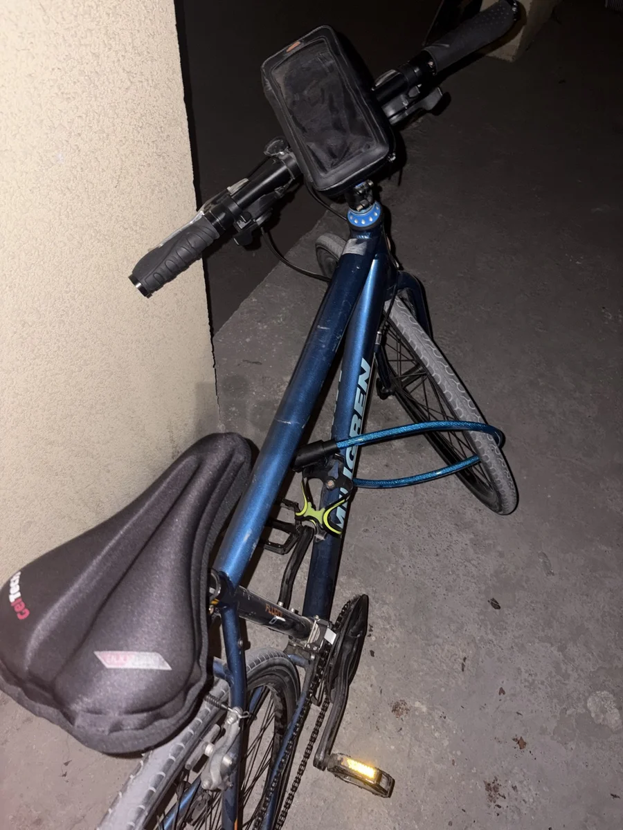 Dark Blue Macrin Hybrid Bike
