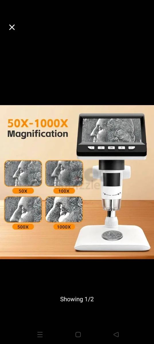 50X-1000X Digital Microscope with Screen for Inspection