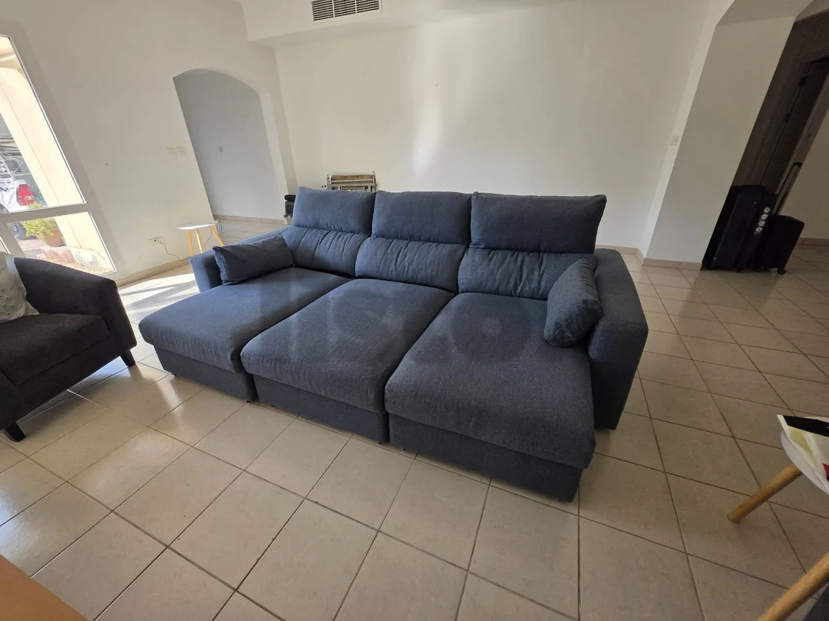 Three seater ikea esklstuna sofa bed