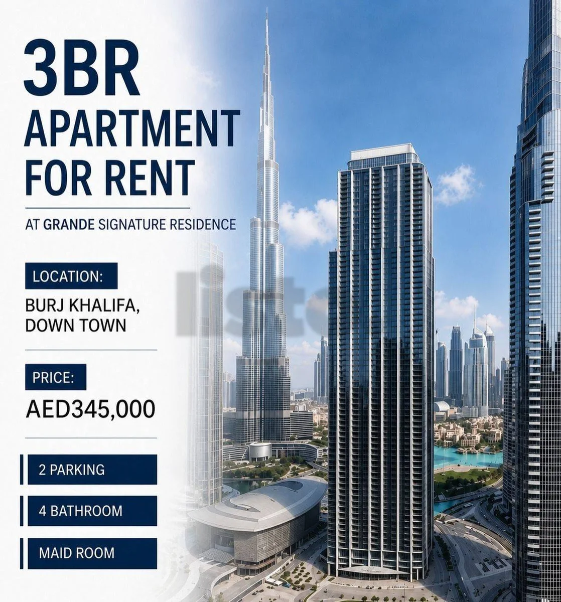 DUBAI, DOWNTOWN, BURJ KHALIFA, GRANDE SIGNATUR