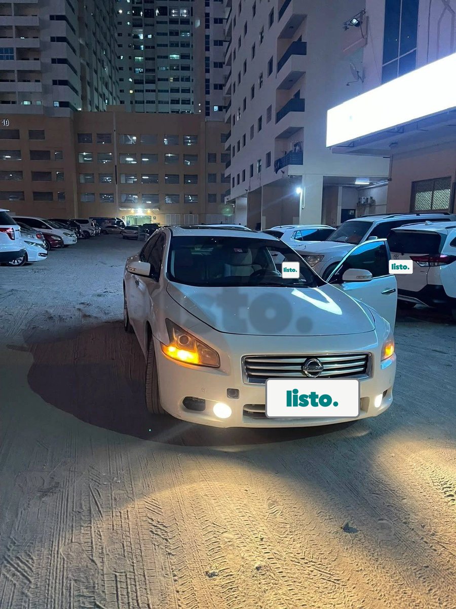 Nissan Maxima 2014 GCC | White | Good condition | Ready to use | Ajman