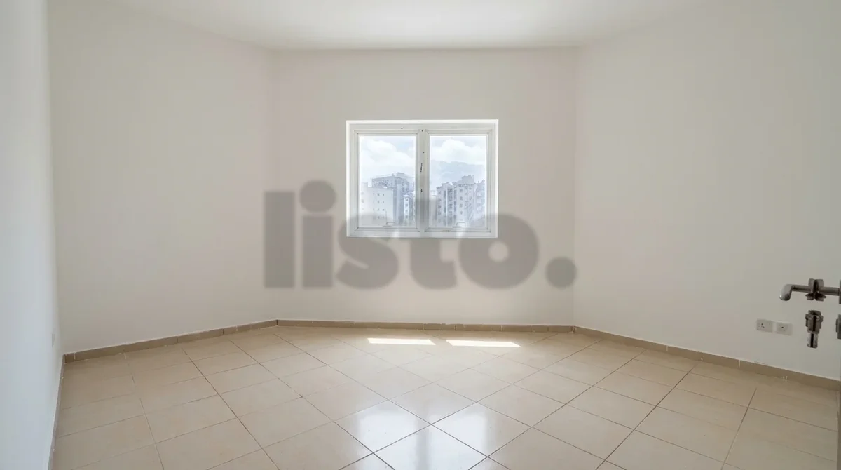 Two rooms and a hall, Al Butina, Sharjah, for rent, central air conditioning, master room, 2 balconies