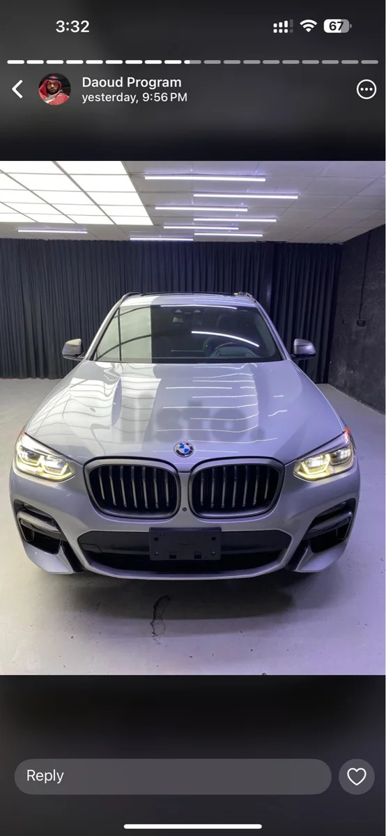 BMW x3 2019 showroom condition