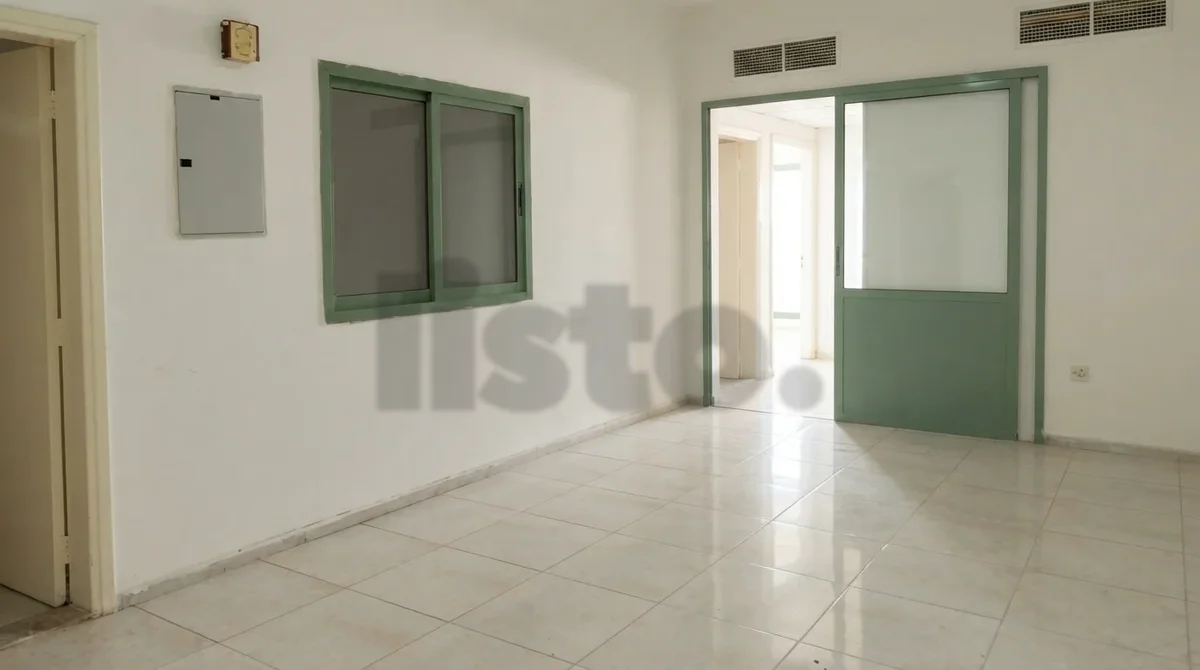 Two bedrooms and a hall, Al Qassimia, balcony, view, central air conditioning, near D2D