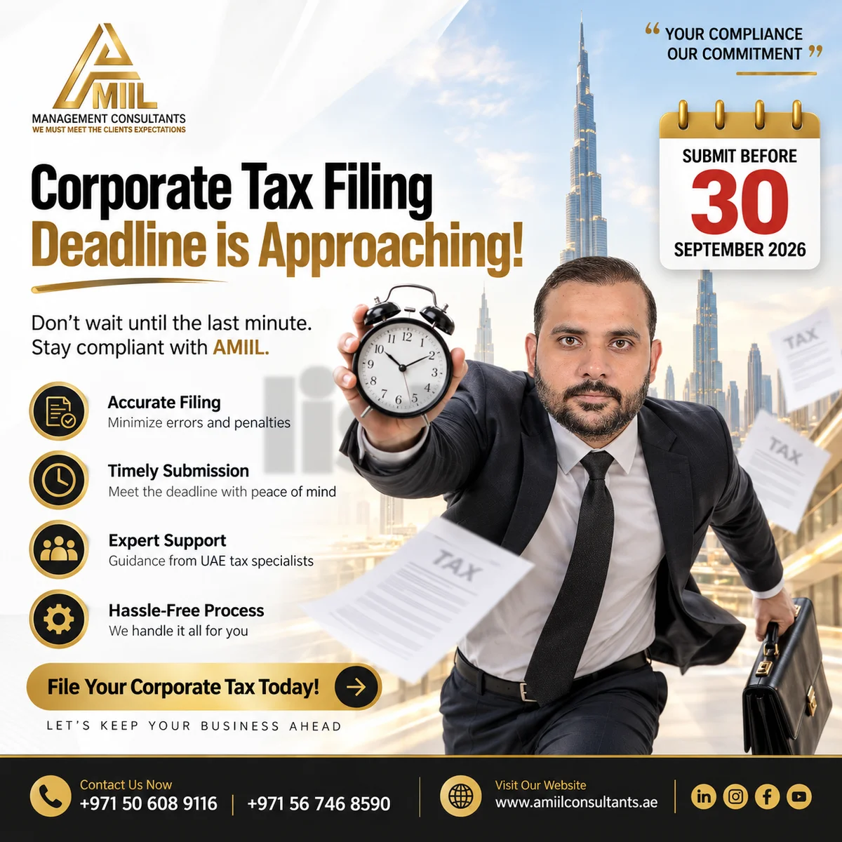 Corporate Tax Filing Services UAE - Expert & Timely Submission
