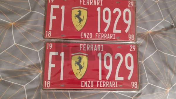 Ferrari/ Mercedes Car logos and Number plates - 60 AED | listo - UAE ...